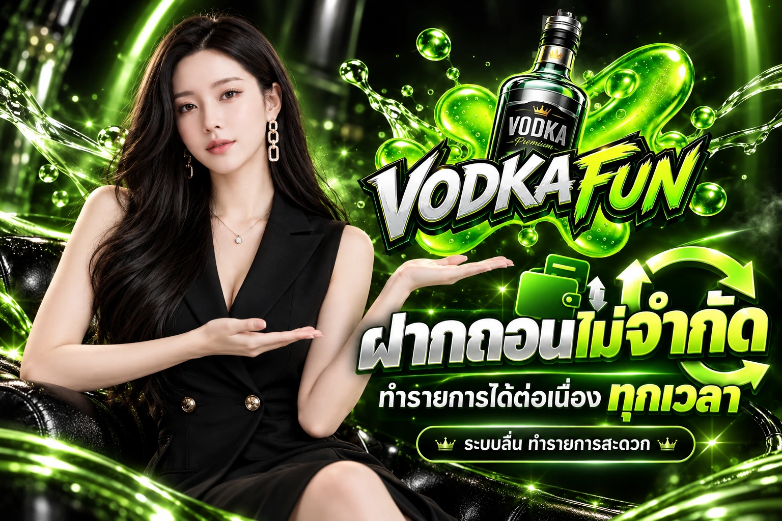 VODKAFUN ฝากถอนออโต้